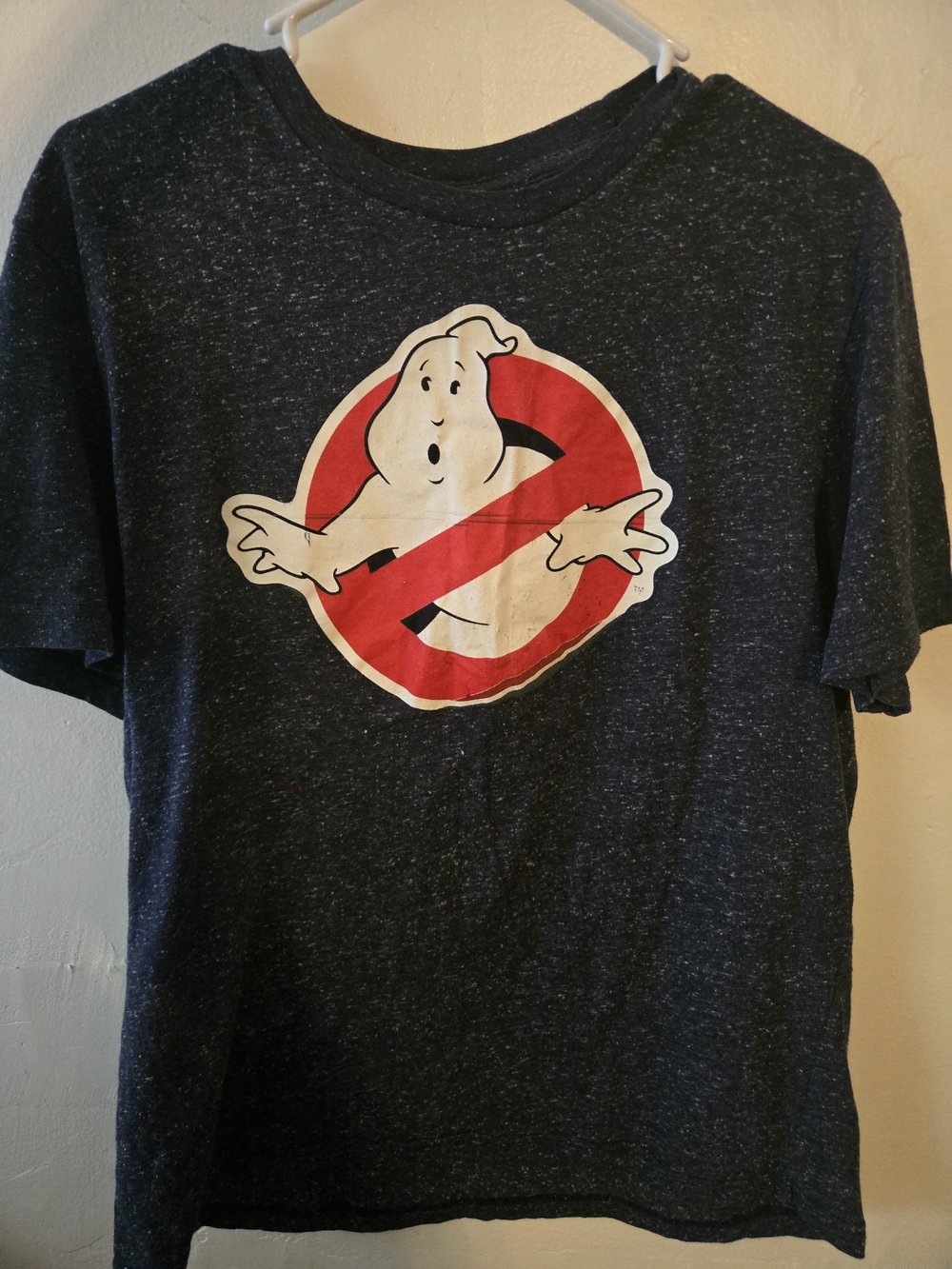 Ghostbusters Logo Short Sleeve Tee - Navy L (Men's / Unisex Large)